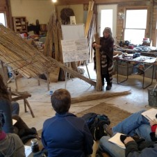 Thatching Demonstration in the Red Shed